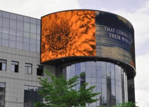 Curved led display screen
