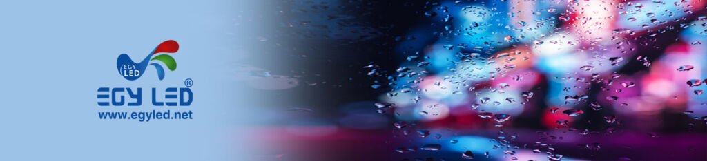 How does the LED display prevent condensation?