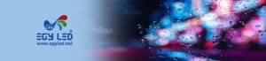 How does the LED display prevent condensation?