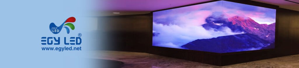 شاشات الليد سكرين بزاوية 90 درجة